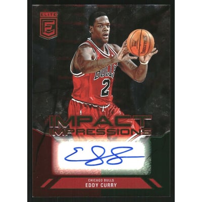 2023-24 Elite Impact Impressions International Red and Green #42 Eddy Curry