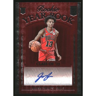 2023-24 Elite Rookie Yearbook Autographs #37 Julian Phillips
