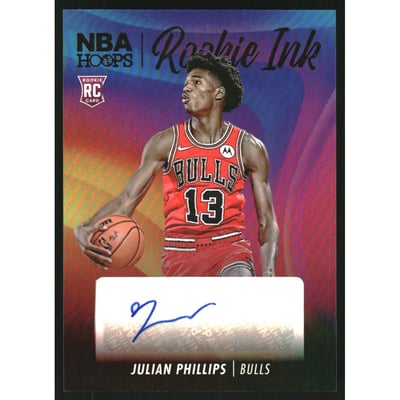 2023-24 Hoops Rookie Ink #1 Julian Phillips