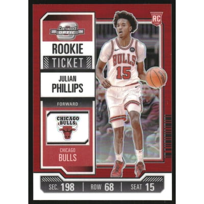 2023-24 Panini Contenders Optic Rookies Red #16 Julian Phillips