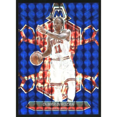 2023-24 Panini Mosaic Mosaic Blue #82 DeMar DeRozan