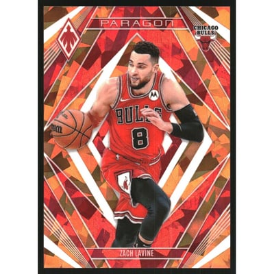 2023-24 Panini Phoenix Paragon Phoenix Orange Ice #15 Zach LaVine