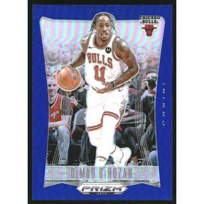 2023-24 Panini Prizm Deca Prizms Blue #118 DeMar DeRozan