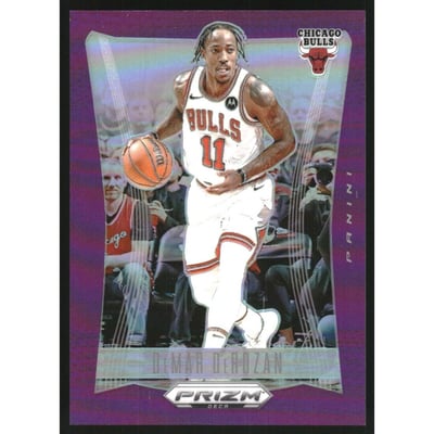 2023-24 Panini Prizm Deca Prizms Purple #118 DeMar DeRozan