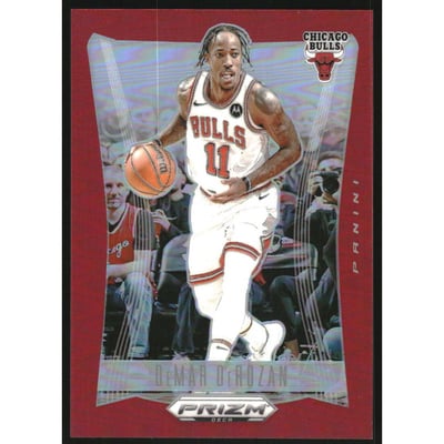 2023-24 Panini Prizm Deca Prizms Red #118 DeMar DeRozan