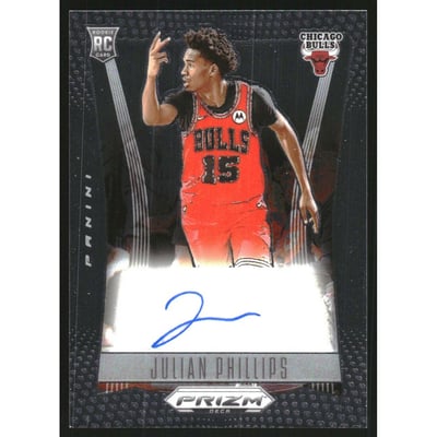 2023-24 Panini Prizm Deca Signatures #66 Julian Phillips