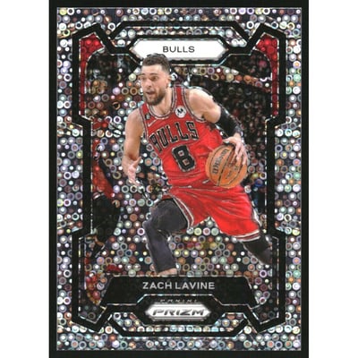 2023-24 Panini Prizm Prizms Fast Break #72 Zach LaVine