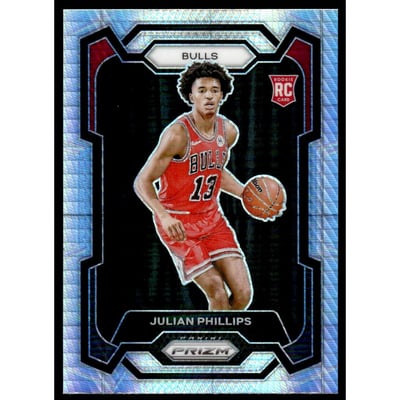 2023-24 Panini Prizm Prizms Hyper #125 Julian Phillips
