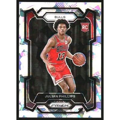 2023-24 Panini Prizm Prizms Ice #125 Julian Phillips