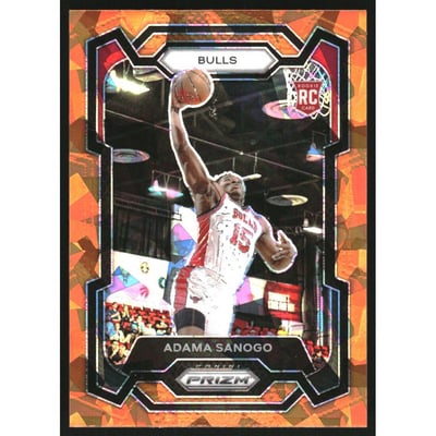 2023-24 Panini Prizm Prizms Orange Ice #286 Adama Sanogo