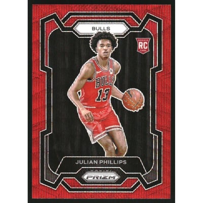 2023-24 Panini Prizm Prizms Red Power #125 Julian Phillips