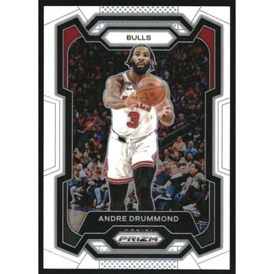 2023-24 Panini Prizm Prizms White #256 Andre Drummond