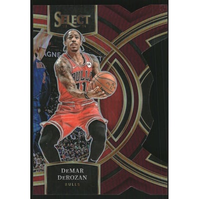 2023-24 Select Prizms Maroon Die-Cut #191 DeMar DeRozan