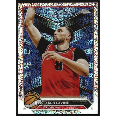2023-24 Topps Chrome Speckle Refractors #55 Zach LaVine