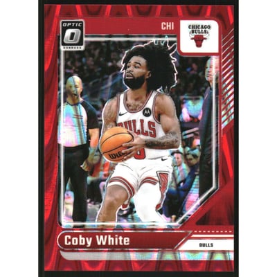 2024-25 Donruss Optic Red Seismic #76 Coby White