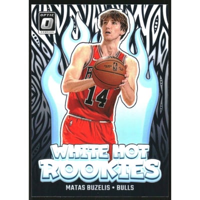 2024-25 Donruss Optic White Hot Rookies #10 Matas Buzelis