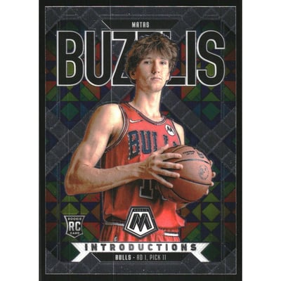 2024-25 Panini Mosaic Introductions #7 Matas Buzelis