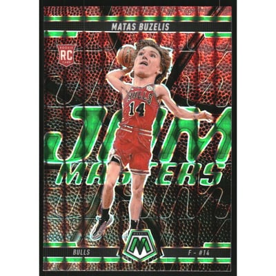 2024-25 Panini Mosaic Jam Masters Mosaic Green #17 Matas Buzelis