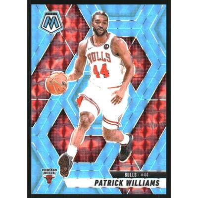2024-25 Panini Mosaic Mosaic Blue Fluorescent #48 Patrick Williams