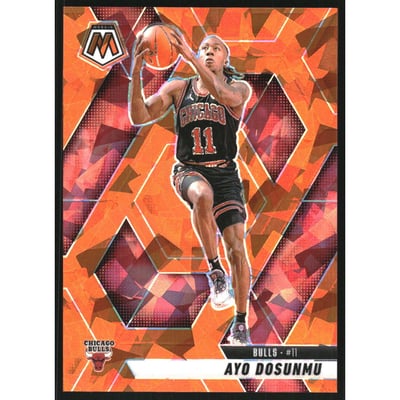 2024-25 Panini Mosaic Mosaic Orange Ice #32 Ayo Dosunmu