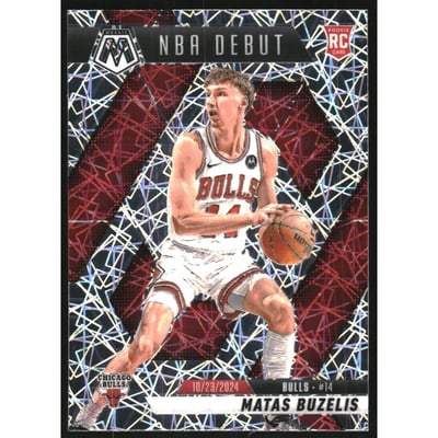2024-25 Panini Mosaic Premium #257 Matas Buzelis/NBA Debut