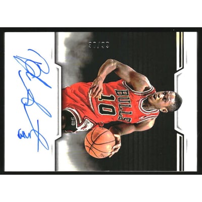 2024-25 Panini Noir Autographs Noir Color #30 B.J. Armstrong/99