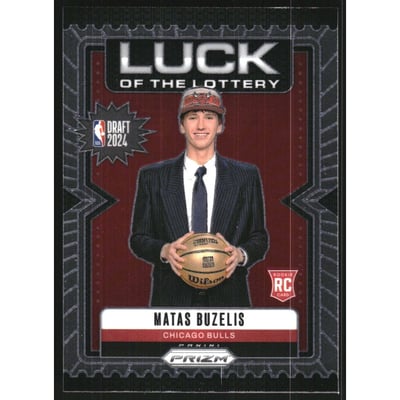 2024-25 Panini Prizm Luck of the Lottery #8 Matas Buzelis