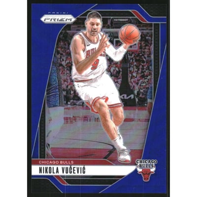 2024-25 Panini Prizm Prizms Blue #216 Nikola Vucevic