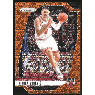 2024-25 Panini Prizm Prizms Fast Break Orange #216 Nikola Vucevic