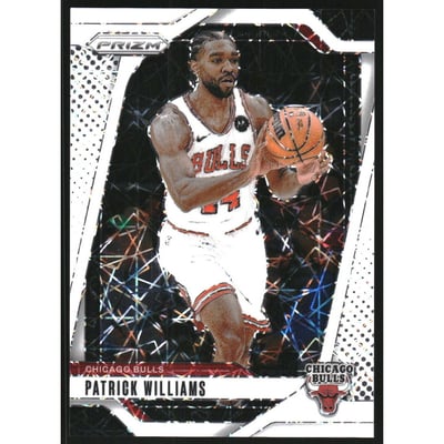 2024-25 Panini Prizm Prizms White Lazer #68 Patrick Williams