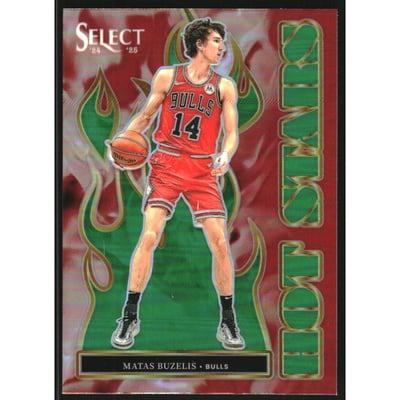 2024-25 Select Hot Stars Green Prizms #4 Matas Buzelis