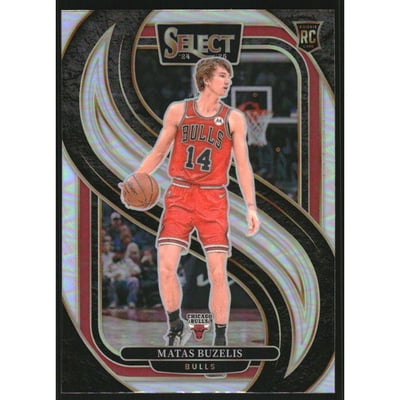 2024-25 Select Silver Prizms #166 Matas Buzelis