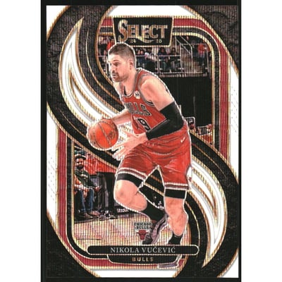 2024-25 Select White Wave Prizms #117 Nikola Vucevic
