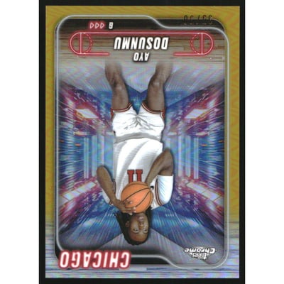 2024-25 Topps Chrome Gold Refractors #58 Ayo Dosunmu