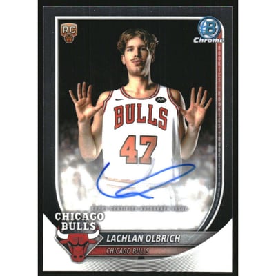 2025-26 Bowman Chrome Autographs #BCALO Lachlan Olbrich