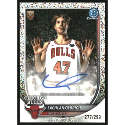 2025-26 Bowman Chrome Autographs Speckle Refractors #BCACW Cam Whitmore