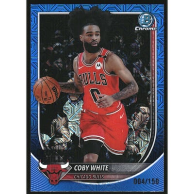 2025-26 Bowman Chrome Blue Mojo Refractors #BCV19 Nolan Traore