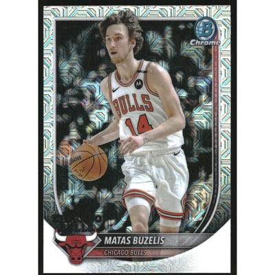 2025-26 Bowman Chrome Mojo Refractors #BCV73 Matas Buzelis