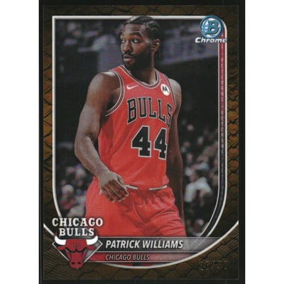 2025-26 Bowman Chrome Reptilian Gold Refractors #BCV158 Patrick Williams