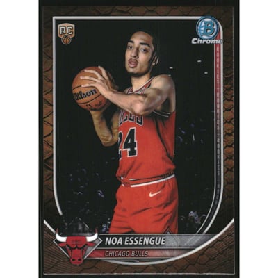 2025-26 Bowman Chrome Reptilian Refractors #BCV12 Noa Essengue
