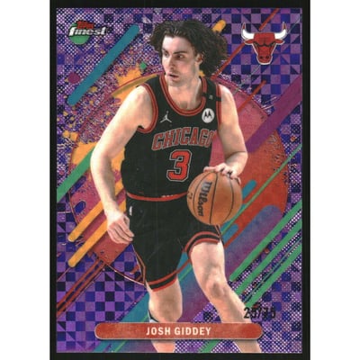 2025-26 Finest Purple X-Fractors #234 Josh Giddey R