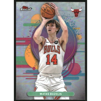 2025-26 Finest Refractors #184 Matas Buzelis U