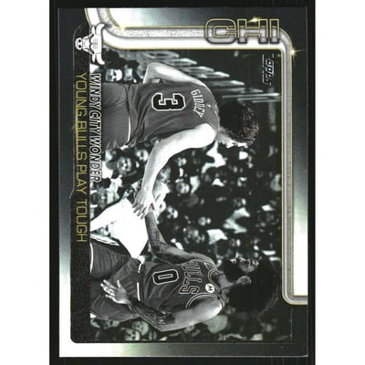 2025-26 Topps Blackout #277 Windy City Wonder/Josh Giddey/Coby White