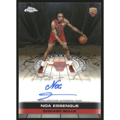 2025-26 Topps Chrome Autograph Issue Rookies #TAIRNE Noa Essengue