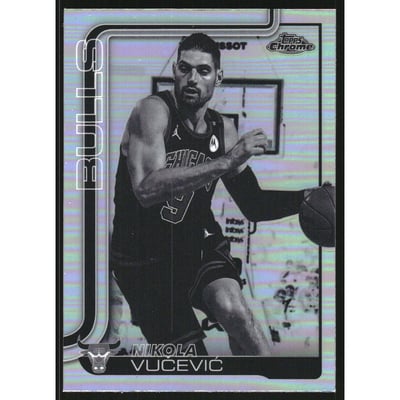 2025-26 Topps Chrome Negative Refractors #24 Nikola Vucevic