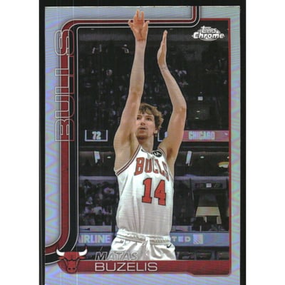 2025-26 Topps Chrome Refractors #231 Matas Buzelis