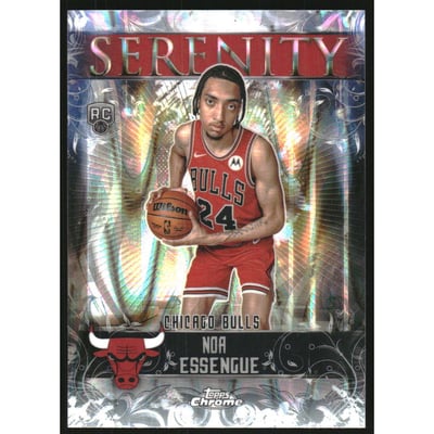 2025-26 Topps Chrome Serenity RayWave Refractors #SY15 Noa Essengue