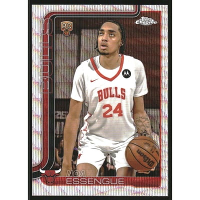 2025-26 Topps Chrome Wave Refractors #262 Noa Essengue