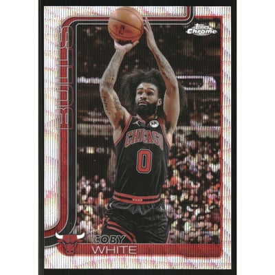 2025-26 Topps Chrome Wave Refractors #80 Coby White