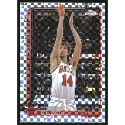 2025-26 Topps Chrome X-Fractors #231 Matas Buzelis
